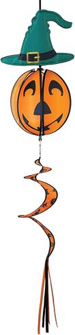 In the Breeze Pumpkin with Hat Hanging Ball Spinner, Halloween Wind Spinner, 2497 in Kuwait