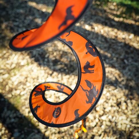 In the Breeze Pumpkin with Hat Hanging Ball Spinner, Halloween Wind Spinner, 2497 in Kuwait