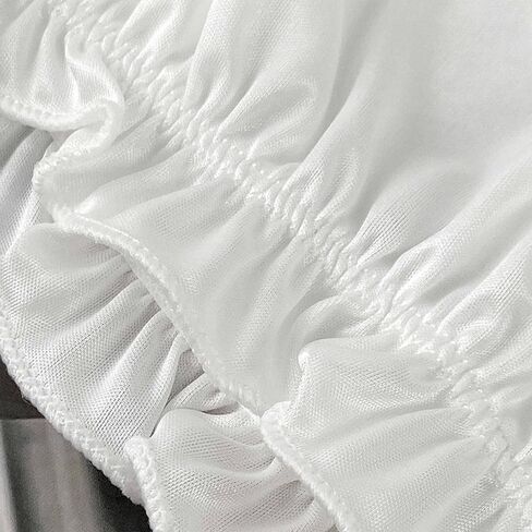 Women's Half Slip Shorts for Under Dress Satin Bloomers Shorts Elastic Waistband Panties in Saudi Arabia