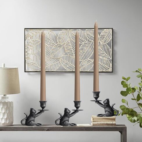 Iron Taper Candle Holder - Cat Decor Candle Holder - Dog Decorative Candle Stand - Mouse Taper Candlestick Holder in Kuwait