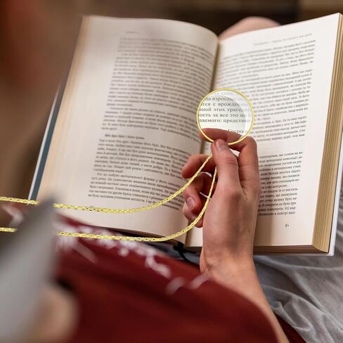2 Colors 5X Magnifier Monocle Lens Necklace Magnifying Glass loupe on Chain Vintage Magnifying Pendant Necklace with 1.7 Inch Diameter Glass Lens for Reading Newspaper Map,Jewelry,Crafts Needlework in Saudi Arabia