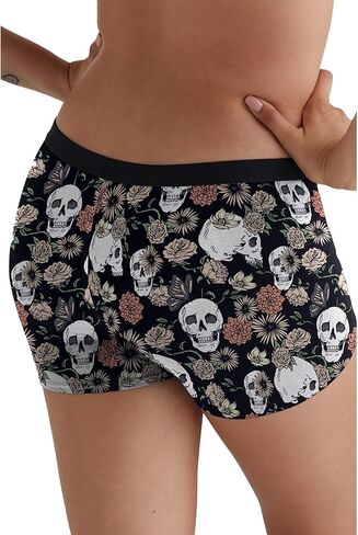 شورت بويشورت نسائي من MeUndies بأزهار ميتة مقاس كبير in Kuwait