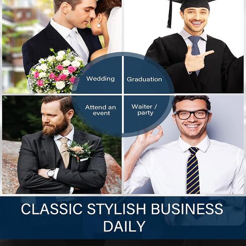 Zipper Ties for Men Adjustable Men's Pretied Neckties Zip on Tie for Men Daily in Saudi Arabia