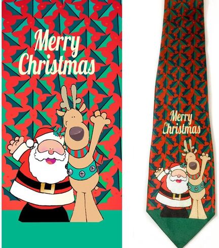 Stonehouse Collection Men's Christmas Tie - Funny Christmas Necktie in Saudi Arabia