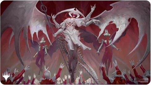 Ultra Pro - Magic: The Gathering Phyrexia All Will Be One - مفرش لعب مزدوج الجوانب لبطاقات التجميع (Elesh Norn & Atraxa) يحمي البطاقات القابلة للجمع أثناء اللعب، استخدام رائع كلوحة ماوس أو وسادة مكتب in Saudi Arabia
