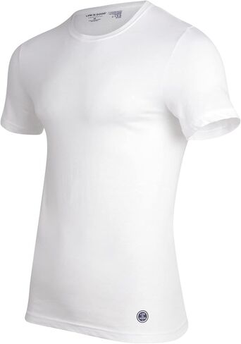 Life is Good Men's Undershirts – 6 Pack Soft Breathable T-Shirt: Crewneck Undershirts, V-Neck Undershirts (S-XL) in Saudi Arabia