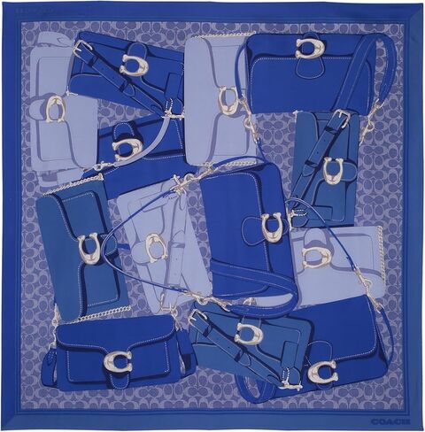 Coach womens Tabby Printed Silk Square in Saudi Arabia