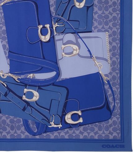 Coach womens Tabby Printed Silk Square in Saudi Arabia