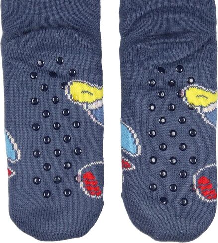 Disney Lilo and Stitch Adult Christmas Stitch Sherpa Lined Home Thick Slipper Socks With Non-Slip Sole For Women or Men in Saudi Arabia