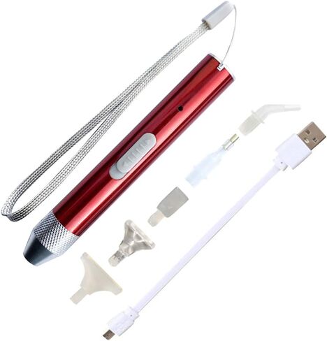 قلم صورة ماسي LED DIY من Eforcase مزود بإضاءة، قلم حفر فني للصور الماسية قابل لإعادة الشحن، ملحقات أدوات تطبيق القلم المضاء للفن، قلم خرزة الحفر ملحقات أدوات الصور الماسية in Saudi Arabia