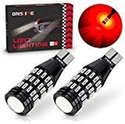 1500 لومن ساطع للغاية Canbus خالي من الأخطاء 921 912 906 904 T15 W16W LED لمبات 51-SMD 4014 شرائح LED مع جهاز عرض للأضواء العكسية الاحتياطية، 6500K زينون أبيض (حزمة من 2) in Kuwait