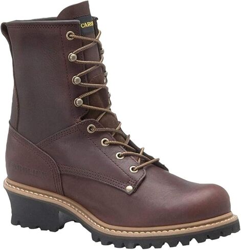 Carolina Women's CA1421 Elm 8Steel Toe Logger بني داكن 7.5 M in Kuwait