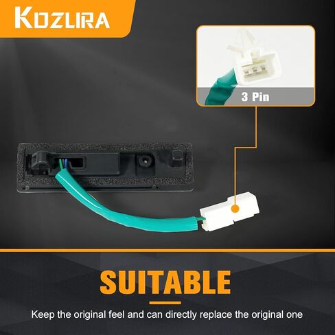 Tailgate Trunk Lock Release Switch Compatible with Mitsubishi Outlander Sport ASX RVR 2011-2020#Replace 5810A090 Liftgate Boot Handle Opening Switch in Saudi Arabia