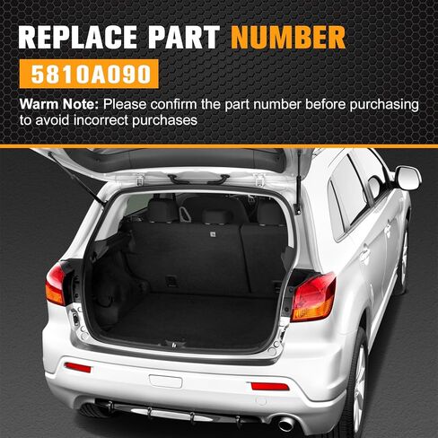 Tailgate Trunk Lock Release Switch Compatible with Mitsubishi Outlander Sport ASX RVR 2011-2020#Replace 5810A090 Liftgate Boot Handle Opening Switch in Saudi Arabia