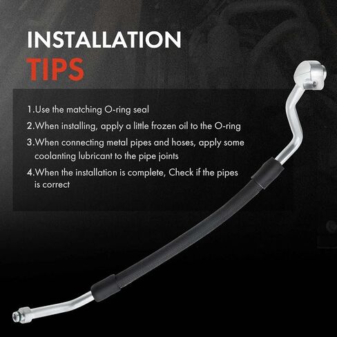 A-Premium A/C Suction Line Hose Assembly Compatible with Audi Q7 2017-2019 V6 3.0L, Compressor to Evap in Saudi Arabia