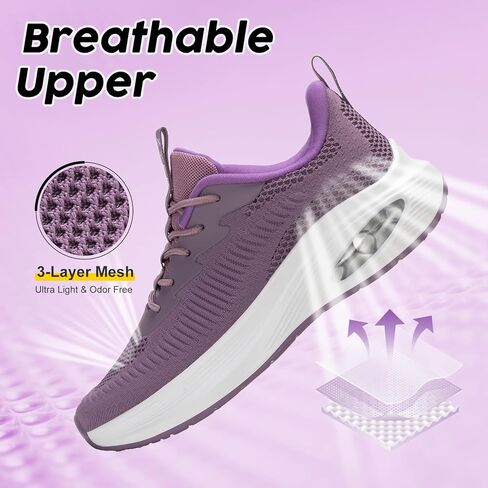 ZYEN أحذية واسعة عند الأصابع للنساء، أحذية جري للطرق، أحذية رياضية واسعة للغاية، تدعم قوس القدم، أحذية رياضية للتنس، أحذية مشي خفيفة الوزن قابلة للتنفس in Kuwait