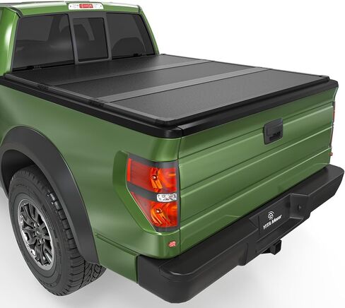 غطاء تونيو لسرير الشاحنة الصلب ثلاثي الطي من YITAMOTOR متوافق مع سرير Ford F-150 2015-2024 بطول 5.5 قدم in Kuwait