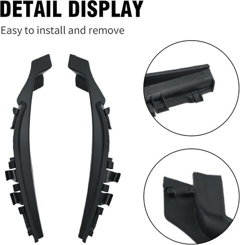VIKKSAER 1 Pair Car Front LH & RH Wiper Side Cowl Extension Cover, 66894-3SG0A Replacement for 2013-2019 Nissan Sentra Corner Windshield Wiper Cowl Cover, Replace# 66895-3SG0A in Saudi Arabia