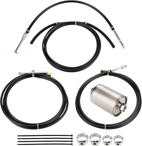 مجموعة خطوط الوقود WATERWICH من النايلون المتوافقة مع جذوع Chevy GMC 1988-1997 لاستبدال NFR0013 GM23B FL-GM22B FL-GM22B-T in Saudi Arabia