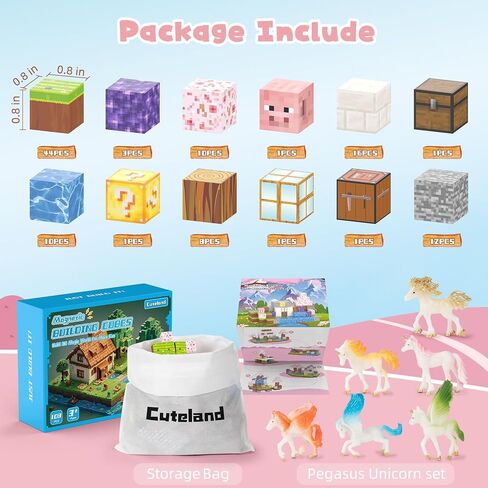 Magnetic Blocks 216Pcs Magnetic Building Blocks Toys for Boys 6-8 with 12 Dinosaur Toys, Build Mine STEM Magnet World Set Montessori Toys, Magnetic Toys for Boys & Girls Ages 6-7 8-10 in Saudi Arabia
