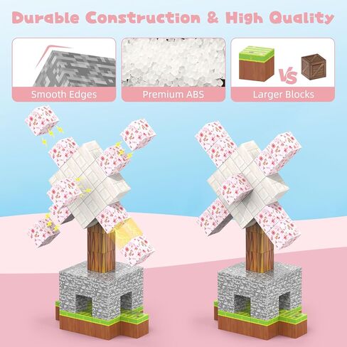 Magnetic Blocks 216Pcs Magnetic Building Blocks Toys for Boys 6-8 with 12 Dinosaur Toys, Build Mine STEM Magnet World Set Montessori Toys, Magnetic Toys for Boys & Girls Ages 6-7 8-10 in Saudi Arabia