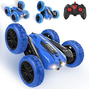 Remote Control Car, RC Stunt Car Double-Sided 360° Rotating 4WD 2.4GHz Fast RC Cars Kids Toys for Ages 5-7 8-13, RC Drift Car Birthday Xmas Gift for Boys Girls Age 4 5 6 7 8 9 10+