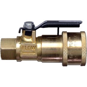 JR Products 07-30435 Coupler with Shut-Off