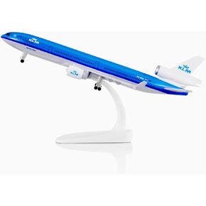 تفقد المرح بارك 1/300 الهولندية KLM طائرة MD11 دييكاست نموذج طائرة طائرة للبالغين جمع مكتب سطح المكتب الديكور هدية عيد ميلاد