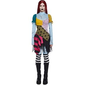 Dolls Kill Nightmare Sally Rag Doll Costume - Halloween Colorblock Outfit by Trickz N' Treatz