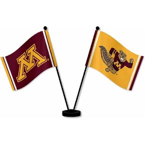 WinCraft Minnesota Gophers Desk and Table Top Flags