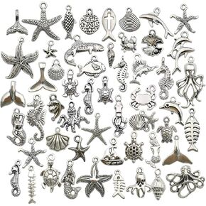 100pcs Bulk Lots Mini Antique Bronze Charms for Jewelry Making Supplies DIY Craft Material Accessories Bracelet Earring Charms Wholesale (HK421)
