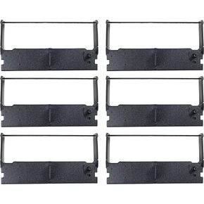 ERC 32 Ribbon x 6 Pack Ink, Cartridge, Compatible with Sam4s ER-5115II,TEC MA-1350, MA-1530, MA-1535, ERC-32, ERC32, Epson M820, TM-935, TM-U150, TM-U420, TM-U675, TM-H6000, TM-H6000II (6 Pack)