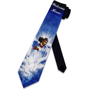 Welcome Home Tie Jesus Religious Necktie Mens Ties