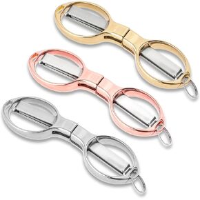 3 Pcs Folding Scissors Portable Mini Scissors Fishing Scissors Badge Reel Scissors Travel Scissors Small Scissors Safety Scissors Aesthetic Scissors for Home Office Safety Travel Scissors