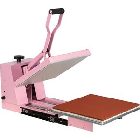 LUSAPZ 16x32 Inch Large Format Digital Single Station Manual Sublimation Heat Press Machine for T-Shirts, Larger Area Operation, Heat Transfer Printing Machine for Home and Commercial, 110V,2600W