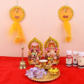 SATVIK Shubh Labh Toran Bandarwal Bandhanwar Door Hanging for Mandir Pooja Room Home Diwali Decoration Items - Diwali Gifts - Diwali Decor Items