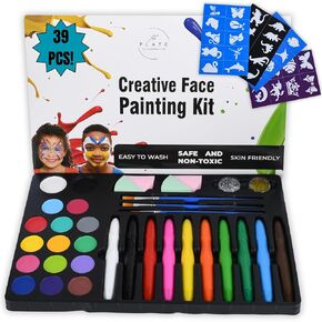 Spectacular Face Painting Kits, Vibrant Face Paint Kit, Ultimate Face Painting Kit, Colorful Face Paint Set, Exciting Face Painting Kit for Kids, Fun Face Paint for Kids, Facepaint Sets