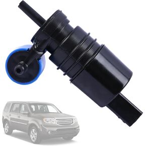 Windshield Washer Pump 76806-SZA-A12 76806SZAA12 Compatible with Honda Pilot 2012 2013 2014 2015 Front Windshield Washer Fluid Pump