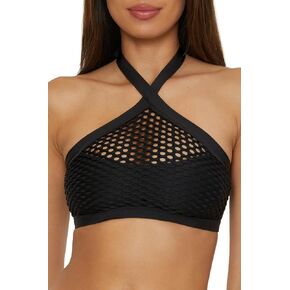 BECCA Women's Castaway Bikini Top, Adjustable, Tie Back, Swimwear Separates
