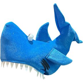 Cosmic Chameleon Shark Hat, Breathable Summer Hat, Costume/Fun Hat for Adults & Kids, Shark Party Hat for Ocean Animal Party