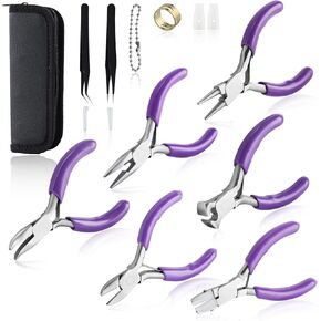 SPEEDWOX Nylon Jaw Pliers for Jewelry Making Double Nylon Flat Jaw Pliers Flat Nylon Jaw Pliers Double Nylon Jaw Pliers Jewelry Pliers Jewelry Making Tools Jewelry Tools for Jewelry Making Mini Pliers
