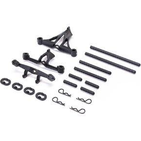 Losi Body Mount Set & Posts Mini Drag LOS211033 Elec Car/Truck Replacement Parts