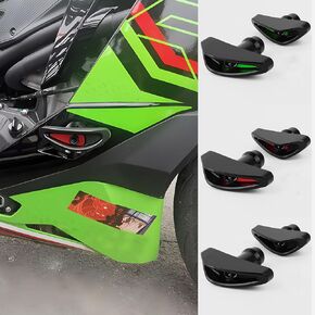 WOOGA Frame Sliders Crash Pad CNC Aluminum Motorcycle Engine Guard Fairing Falling Protection fit for KA&WA&SA&KI Ninja ZX-25R 2021 2022 2023 2024 ZX-4R SE/ZX-4RR 23-24 (Black)