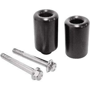 Shogun USA Made Suzuki GSXR1000 GSXR 1000 2005 2006 Black No Cut Frame Sliders - 750-5309