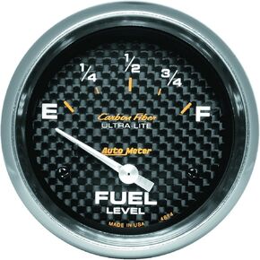 Auto Meter 4814 Carbon Fiber Electric Fuel Level Gauge