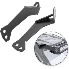 Dasen Upper Roof Brackets Roll Bar Cage Mount for 32" Straight/Curved LED Light Bar Compatible with Polaris RZR 900 1000