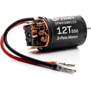 Spektrum Smart Firma 12T Rebuildable 550 3 Pole Brushed Motor, SPMXSM6123