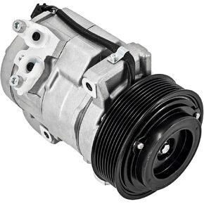 AC Compressor w/Clutch Compatible with Dodge Ram 2500 3500 4500 5500 L6 6.7L Diesel 2010-2015 8 Grooves Replace RL111444AB RL11144AB 55111444AB 178313