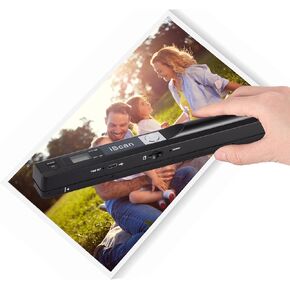 Portable Scanner, 900DPI Handheld Photo Scanner, A4 Color Photo Scanner for JPG/PDF Format, High-Speed USB 2.0 Scanning Stick (Sd/Tf Card Not Included)