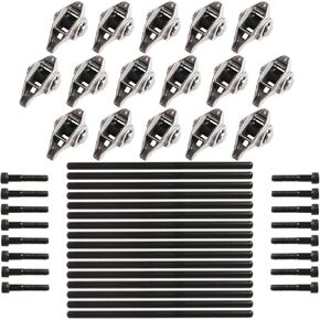 LS1 Rocker Arms and Bolts with Trunion Kit Fit for LS2 LS6 LQ4 LQ9 LY5 LY6 LM7 4.8 5.3 5.7 6.0 L Engine Replace 10214664 12681275